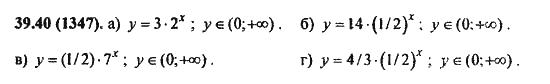 Ответ к задаче № 39.40(1347) - Алгебра и начала анализа Мордкович. Задачник, гдз по алгебре 11 класс
