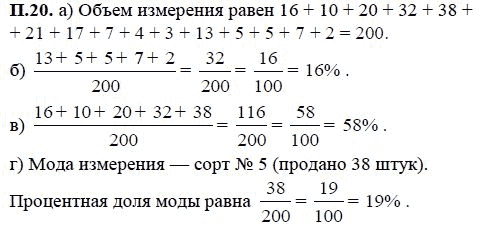 Ответ к задаче № П.20 - А.Г. Мордкович, гдз по алгебре 7 класс