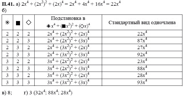 Ответ к задаче № П.41 - А.Г. Мордкович, гдз по алгебре 7 класс