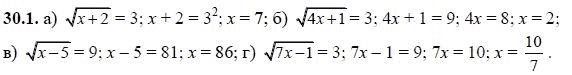 Ответ к задаче № 30.1 - А.Г. Мордкович, гдз по алгебре 8 класс