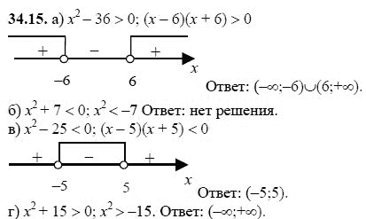 Ответ к задаче № 34.15 - А.Г. Мордкович, гдз по алгебре 8 класс