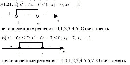 Ответ к задаче № 34.21 - А.Г. Мордкович, гдз по алгебре 8 класс Ответ к задаче № 34.21 - А.Г. Мордкович, гдз по алгебре 8 класс