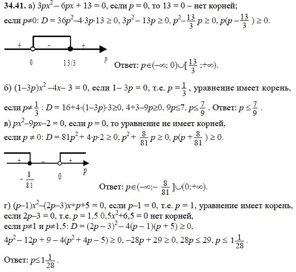 Ответ к задаче № 34.41 - А.Г. Мордкович, гдз по алгебре 8 класс