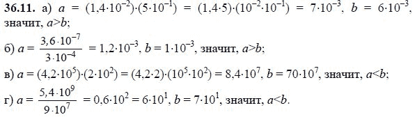 Ответ к задаче № 36.11 - А.Г. Мордкович, гдз по алгебре 8 класс