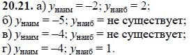 Ответ к задаче № 20.21 - А.Г. Мордкович, гдз по алгебре 8 класс