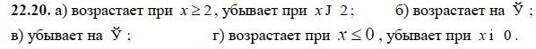 Ответ к задаче № 22.20 - А.Г. Мордкович, гдз по алгебре 8 класс