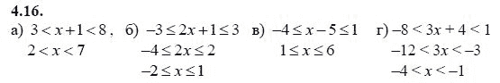 Ответ к задаче № 4.16 - А.Г. Мордкович 9 класс, гдз по алгебре 9 класс