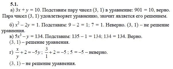 Ответ к задаче № 5.1 - А.Г. Мордкович 9 класс, гдз по алгебре 9 класс Ответ к задаче № 5.1 - А.Г. Мордкович 9 класс, гдз по алгебре 9 класс