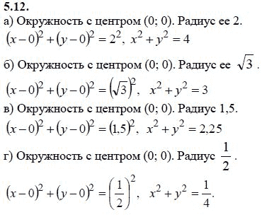 Ответ к задаче № 5.12 - А.Г. Мордкович 9 класс, гдз по алгебре 9 класс