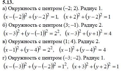 Ответ к задаче № 5.13 - А.Г. Мордкович 9 класс, гдз по алгебре 9 класс