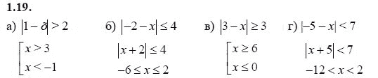 Ответ к задаче № 1.19 - А.Г. Мордкович 9 класс, гдз по алгебре 9 класс