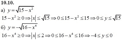 Ответ к задаче № 10.10 - А.Г. Мордкович 9 класс, гдз по алгебре 9 класс