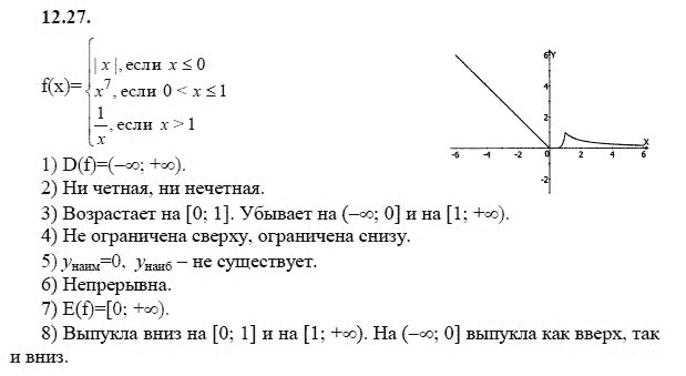 Ответ к задаче № 12.27 - А.Г. Мордкович 9 класс, гдз по алгебре 9 класс