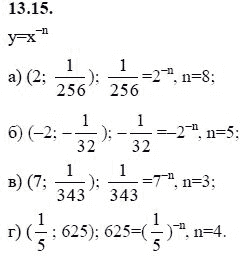 Ответ к задаче № 13.15 - А.Г. Мордкович 9 класс, гдз по алгебре 9 класс
