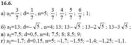 Ответ к задаче № 16.6 - А.Г. Мордкович 9 класс, гдз по алгебре 9 класс