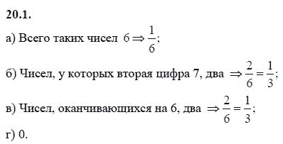 Ответ к задаче № 20.1 - А.Г. Мордкович 9 класс, гдз по алгебре 9 класс