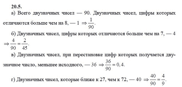 Ответ к задаче № 20.5 - А.Г. Мордкович 9 класс, гдз по алгебре 9 класс