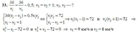 Ответ к задаче № 33 - А.Г. Мордкович 9 класс, гдз по алгебре 9 класс