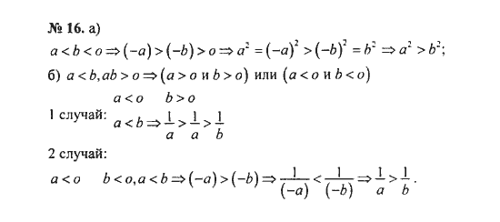 Ответ к задаче № 16 - С.М. Никольский, гдз по алгебре 8 класс