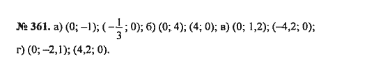 Ответ к задаче № 361 - С.М. Никольский, гдз по алгебре 8 класс