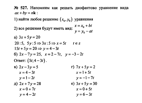 Ответ к задаче № 527 - С.М. Никольский, гдз по алгебре 8 класс