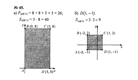 Ответ к задаче № 45 - С.М. Никольский, гдз по алгебре 8 класс