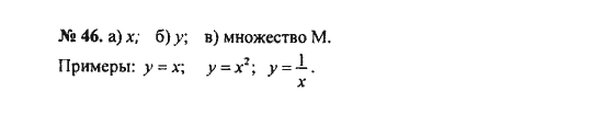 Ответ к задаче № 46 - С.М. Никольский, гдз по алгебре 8 класс