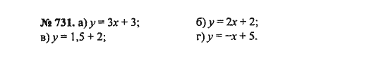 Ответ к задаче № 731 - С.М. Никольский, гдз по алгебре 8 класс