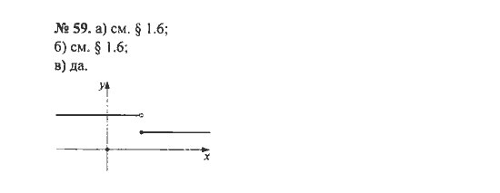 Ответ к задаче № 59 - С.М. Никольский, гдз по алгебре 8 класс