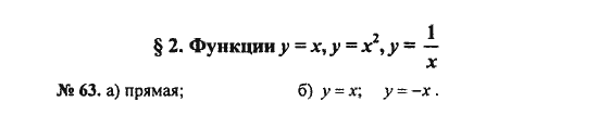Ответ к задаче № 63 - С.М. Никольский, гдз по алгебре 8 класс