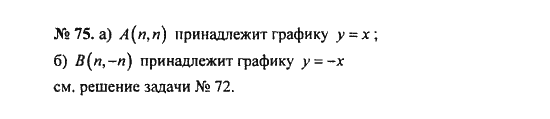 Ответ к задаче № 75 - С.М. Никольский, гдз по алгебре 8 класс
